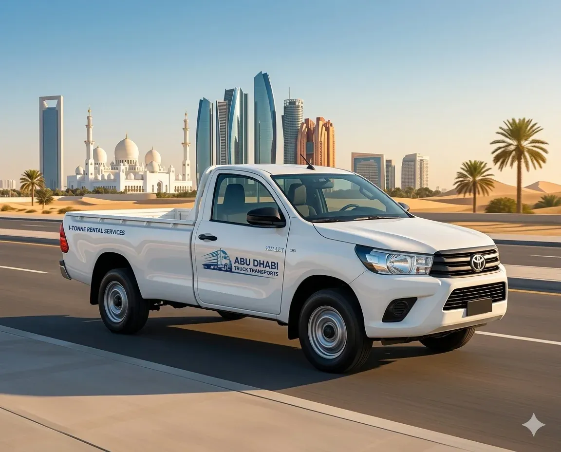 1 Ton Pickup Truck Rental Abu Dhabi